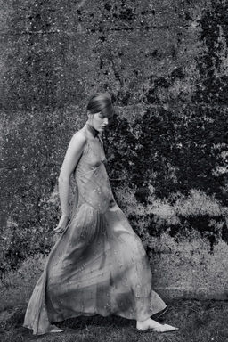 LONG DRESS WITH FLORAL PRINT - Zara фото 5