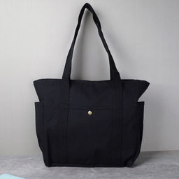 Сумка дамская шоппер 26х31х38х12 черный / MIR - 06 /уп 40/ - ГалеонТрейд фото 2