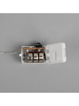 Гирлянда «Нить» 2 м роса, IP20, серебристая нить, 20 LED, 3 режима, батарейки AG13х3 (в комплекте), свечение мульти