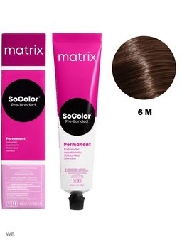 Краска SOCOLOR Beauty 6М Блондин Мокка тёмный