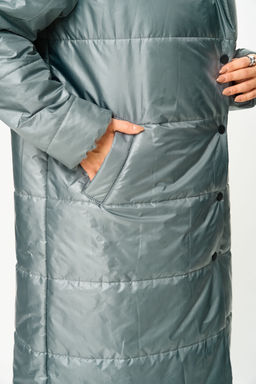 Пальто Anastasia Mak 3011 мох фото 6