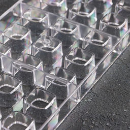 Форма для конфет и шоколада KONFINETTA Куб, пластик, 27.5?13.5?3 см, 21 ячейка (2.5?2.5 см), прозрачная  фото 3
