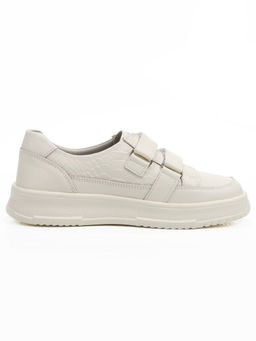 03-C138-2 LT. BEIGE Полуботинки спортивные женские (натуральная кожа)