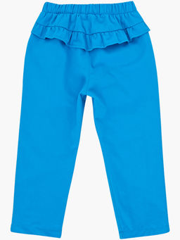 Текстильные брючки для девочки UD 4879 бирюза - Mini maxi фото 7