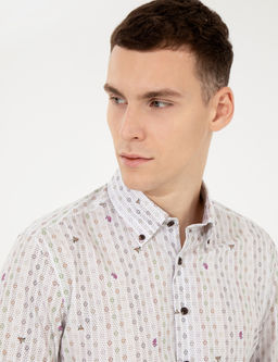 A__k Kahverengi Slim Fit Uzun Kollu G_mlek