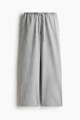 Pantal?n denim con cord?n de ajuste - H&m фото 3