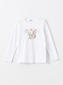 Bisiklet Yaka K?z ?ocuk Ti??rt