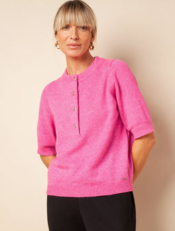 VILATTE / Джемпер тонкой вязки из теплой пряжи с шерстью  фото 3