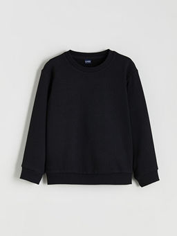 Bisiklet Yaka Erkek ?ocuk Sweatshirt