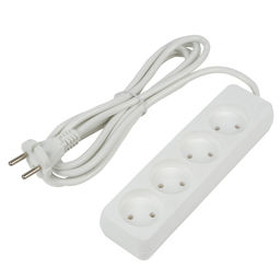 S-CU4-3 WHITE Удлинитель серии Ultra, шнур 3м., 4 гнезда, 10A, б/з. Белый. TM Uniel