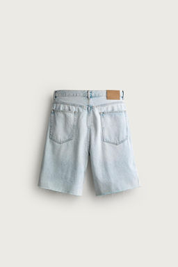 BERMUDA DENIM STRAIGHT FIT / Azul claro - Zara фото 7