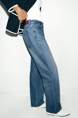 JEANS Z1975 STRAIGHT HIGH WAIST LONG LENGTH - Zara фото 33