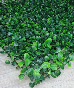 Искусственная трава на стену, коврик самшит т-зеленый в модулях, декоративный газон 40х60см - Buro фото 4