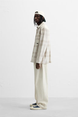 CHECKED FLANNEL SHIRT - Zara фото 12