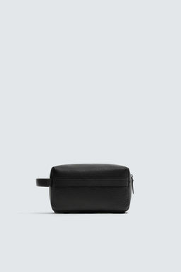 LEATHER TOILETRY BAG - Zara фото 2