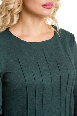 Платье 978 зеленый меланж - Novita фото 7