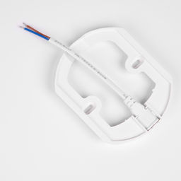 ULI-Q109 55W/3000K+4000K+6500K/R45 WHITE Светильник светодиодный накладной. Теплый свет(3000K)+Белый свет(4000K)+Дневной свет(6500K). Диаметр 450мм. IP40. Корпус белый. ТМ Volpe