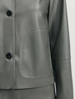 Жакет из искусственной кожи / Zarina фото 7