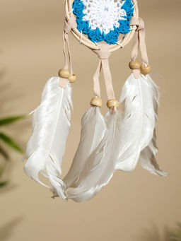 Ловец снов, 7×30 см, бело-голубой