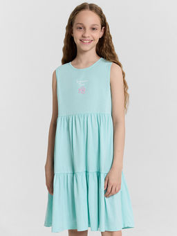 Платье для девочек голубое - Mark formelle фото 3