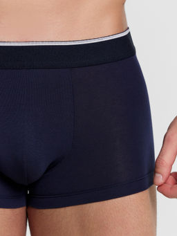 Трусы мужские боксеры мультипак (2 шт.) в синих оттенках глубокий синий +темный сланец1 411215-2 - Mark formelle фото 3