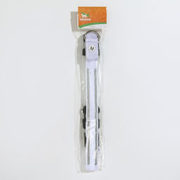 Ошейник с подсветкой Двойная полоса размер М, ОШ 40-48 х 2,5 см, 3 режима свечения белый - Пижон фото 5