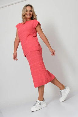 ЗЛАТА Юбка И 022/коралл