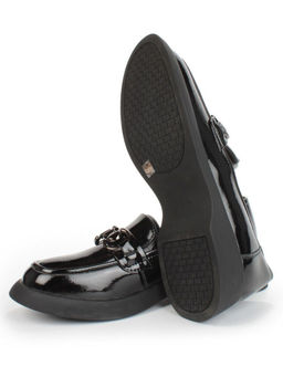 03-DCO137-5 BLACK Лоферы женские (натуральная кожа)