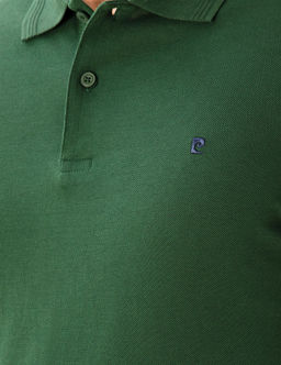 Koyu Ye_il Slim Fit Basic Ti__rt