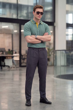 Футболка поло мужская 14457