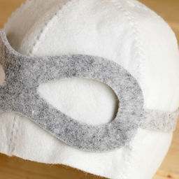 Шапка для бани и сауны Пилот, полиэфир 70%, шерсть 30%, Добропаровъ