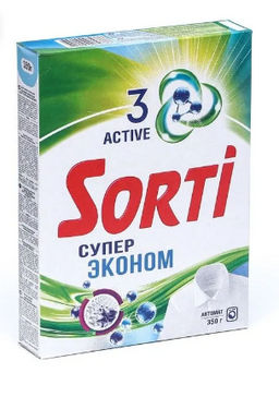 СОРТИ-АВТОМАТ стир.порошок 350гр Супер Эконом коробка (К-8519-3/814-5)