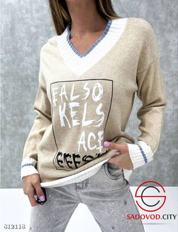 Кофта женская с надписью - Bruno фото 4