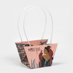 Пакет влагостойкий для цветов Нежно, 20 х 12 х 20 см - Дарите счастье фото 4