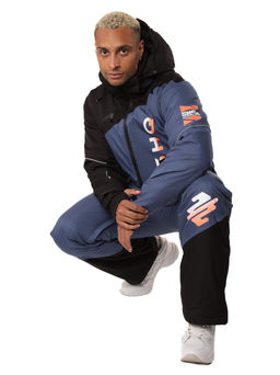 Комбинезон A-89033 Сине-серый