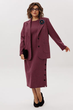 Платье ANELLI 1755 рябиновая волна  фото 9