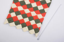 Для вязания Gamma SH1 крючок для тунисского вязания алюминий d 5.0 мм 36 см в чехле фото 7