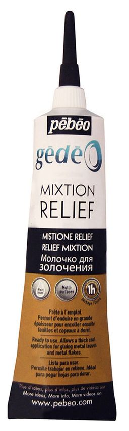 PEBEO Клей-контур для фольги и потали Gedeo Mixion relief 37 мл 766545