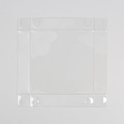 Цена за 5 шт. Коробка для кондитерских изделий с PVC крышкой Золото, 13 х 13 х 3 см