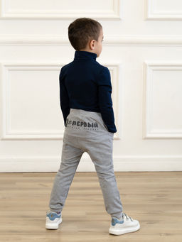 Детские джоггеры серые