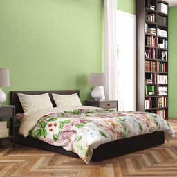 Пододеяльник на пуговицах 2-х спальный Монреаль 175х215см, перкаль Премиум 110г/м2, хлопок 100%, упаковка классическая ПВХ 28х41см, Домашняя мода (Россия)  фото 2