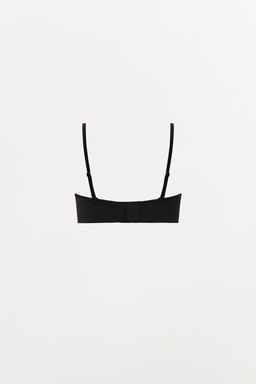 POLYAMIDE BANDEAU BRA WITH STRAPS