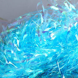 Набор для творчества и декора «Перья белые + наполнитель», голубой