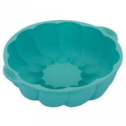 Форма для запекания "Linea Silicone" 27х24см, круглая, силикон, "Малинка", "Regent" (Китай)