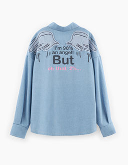 Джинсовая рубашка для девочки 241176 - Bell bimbo фото 2