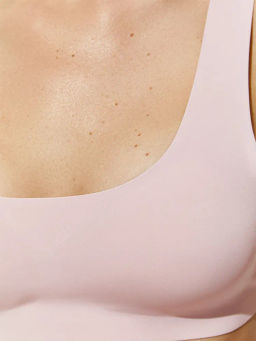 OmD 1142B Invisible Майка Топ женская (кроп-топ на широких бретелях с вкладышами), PA - caramello - Omsa фото 19