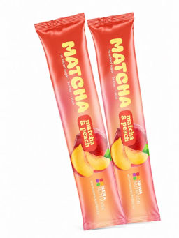 НОВИНКА! Персиковая матча в стиках, 8 г, в коробке 20 шт - Newa nutrition фото 4