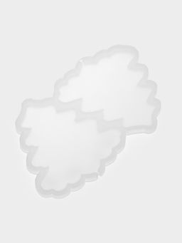 Форма леденцов Ёлка, силикон, 2 ячейки, 12?9?0.8 см, h=8 см, прозрачная