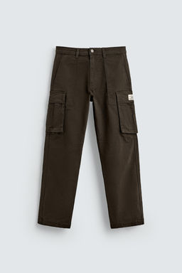 RELAXED FIT CARGO TROUSERS - Zara фото 6