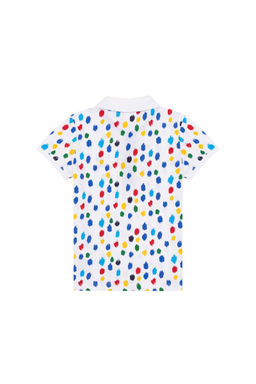 Белая футболка с воротником-поло для мальчика Неожиданная скидка в корзине - U.s. polo assn фото 2